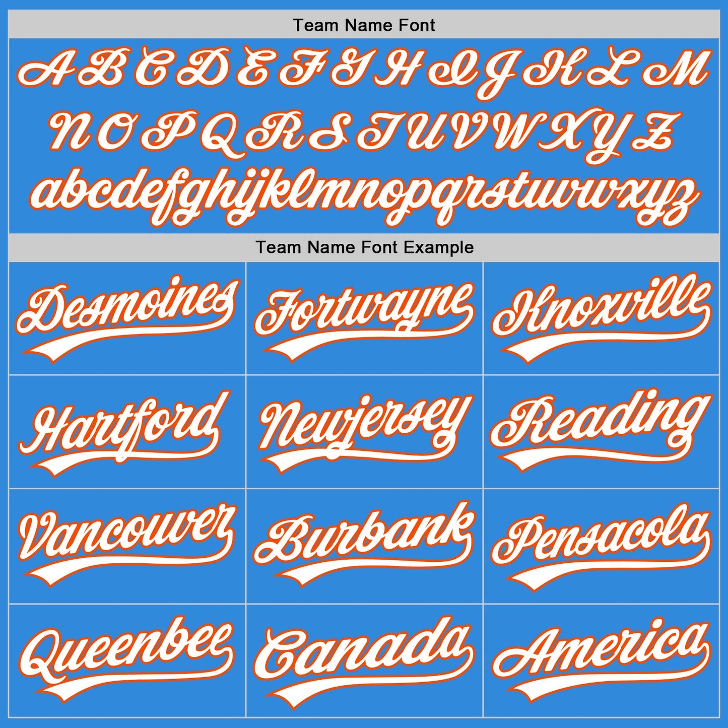 Custom Stitched Powder Blue White-Orange Baseball Pullover Sweatshirt Hoodie view 3