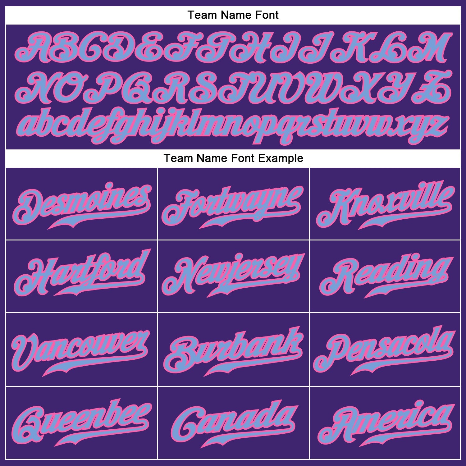 Custom Purple Light Blue-Pink Authentic Baseball Jersey view 4