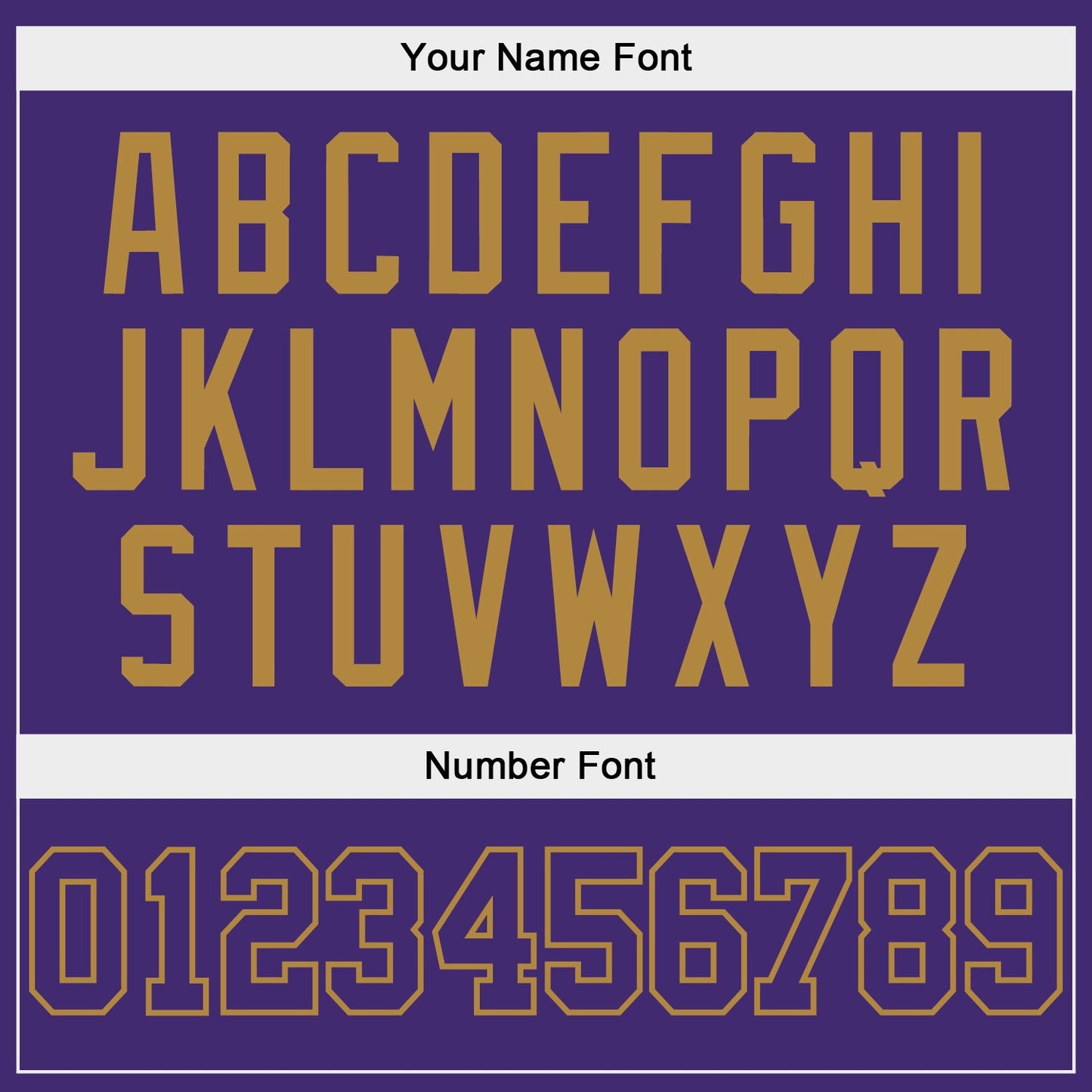 Custom Purple Purple-Old Gold Authentic Baseball Jersey view 4