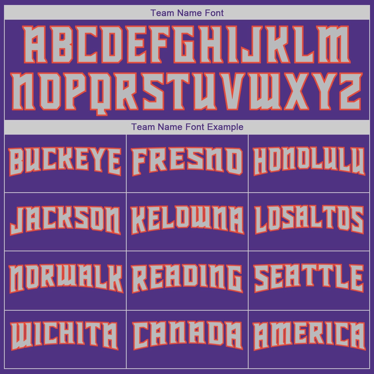 Custom Purple Orange-Gray Authentic Baseball Jersey view 4