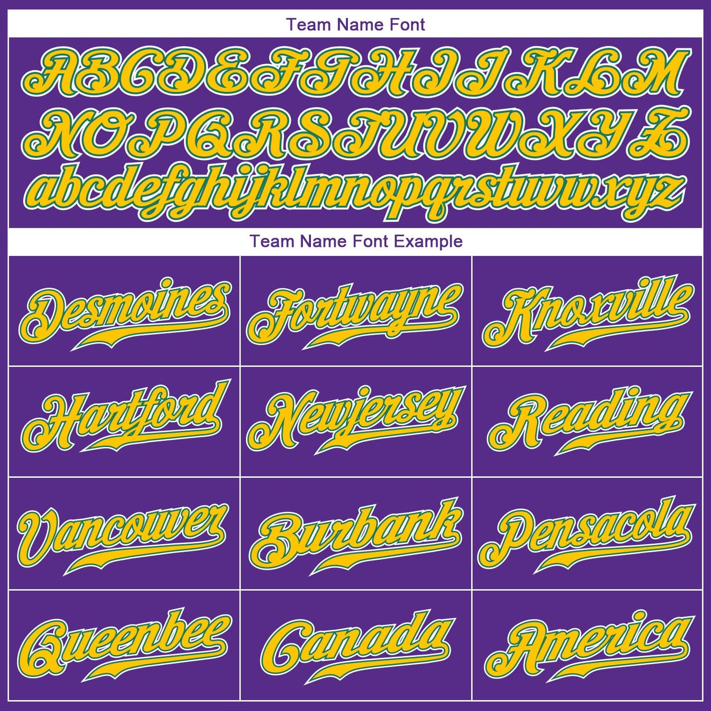Custom Purple Gold-Kelly Green Authentic Baseball Jersey view 5