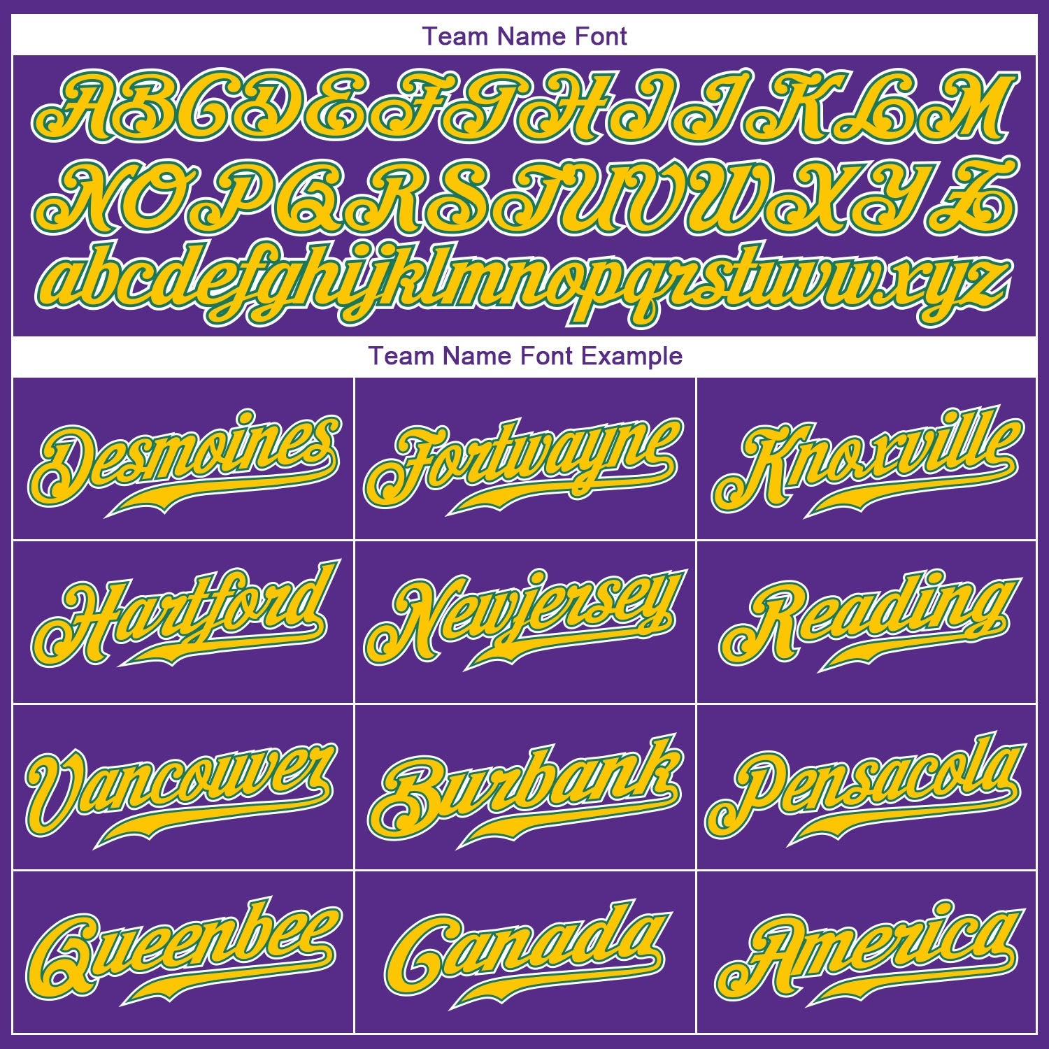 Custom Purple Gold-Kelly Green Authentic Baseball Jersey view 5