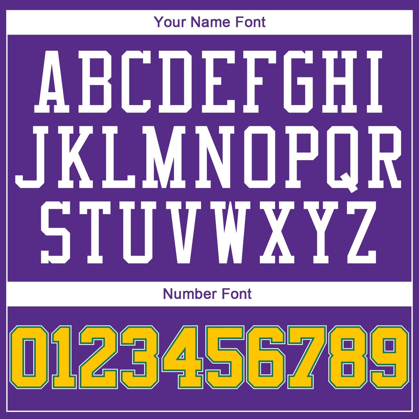 Custom Purple Gold-Kelly Green Authentic Baseball Jersey view 6