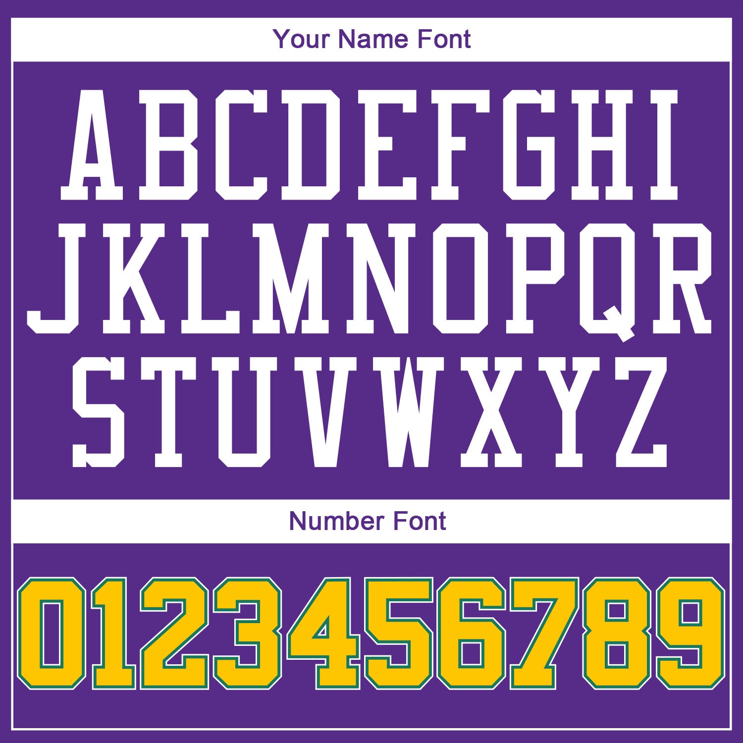 Custom Purple Gold-Kelly Green Authentic Baseball Jersey view 6
