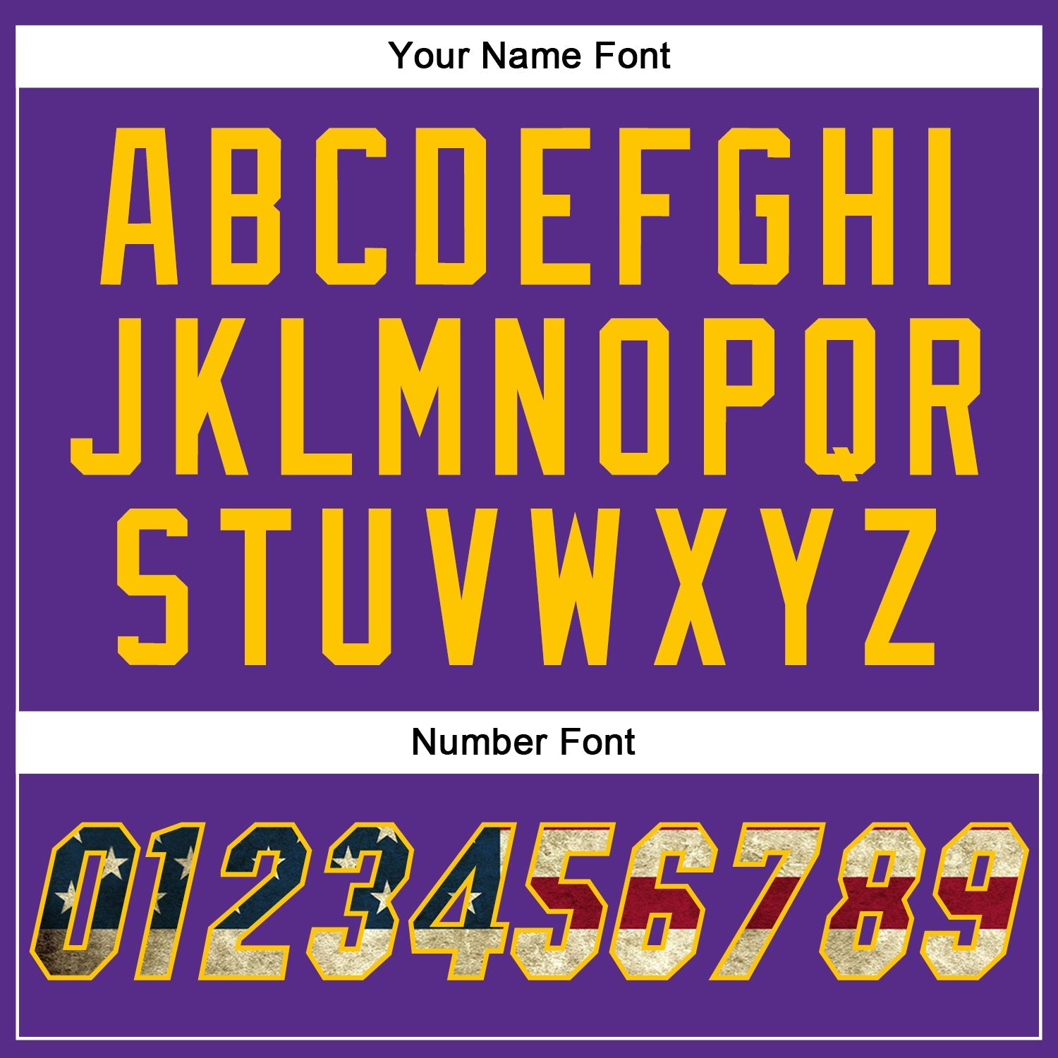 Custom Purple Vintage USA Flag-Gold Authentic Baseball Jersey view 5