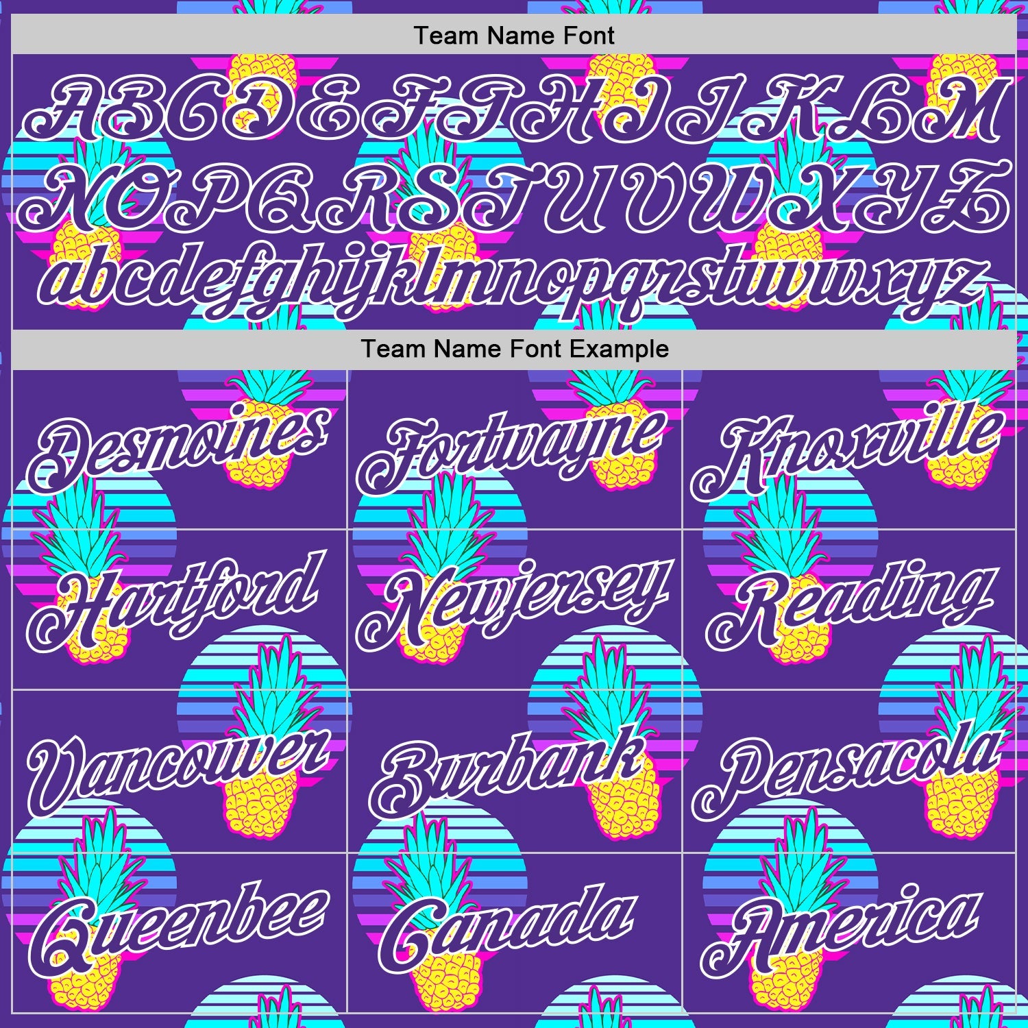 Custom Purple Purple-White 3D Pattern Design Pineapples Authentic Basketball Jersey view 3