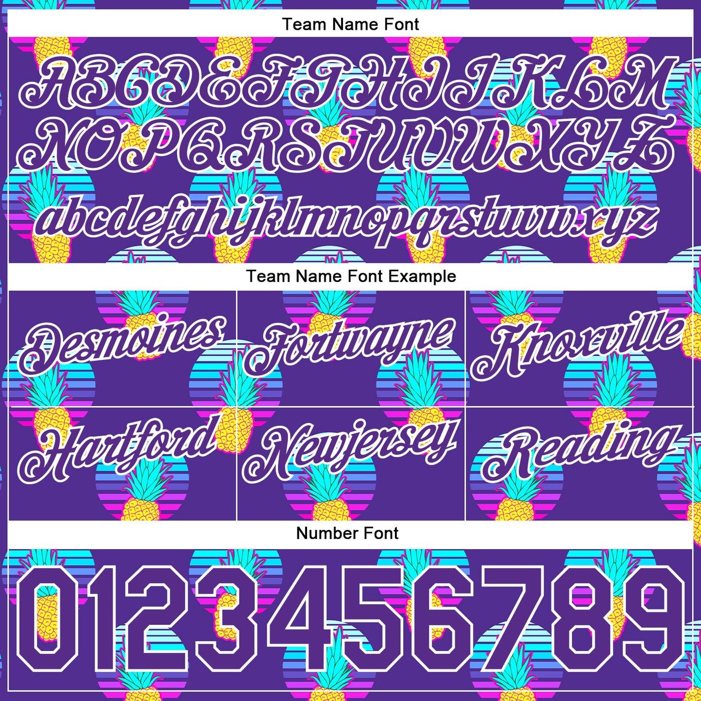 Custom Purple Purple-White 3D Pattern Design Pineapples Authentic Basketball Shorts view 3