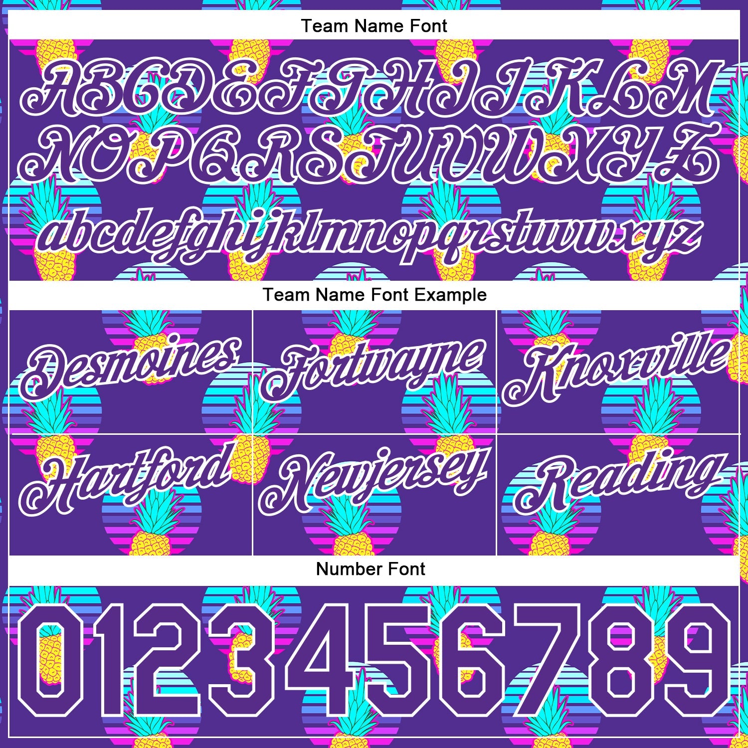 Custom Purple Purple-White 3D Pattern Design Pineapples Authentic Basketball Shorts view 3