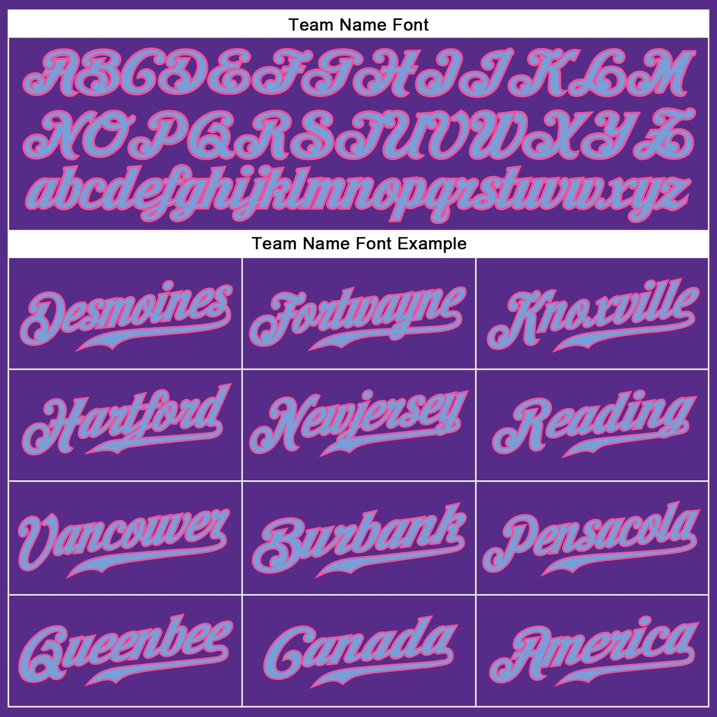 Custom Purple Light Blue-Pink Authentic Sleeveless Baseball Jersey view 3