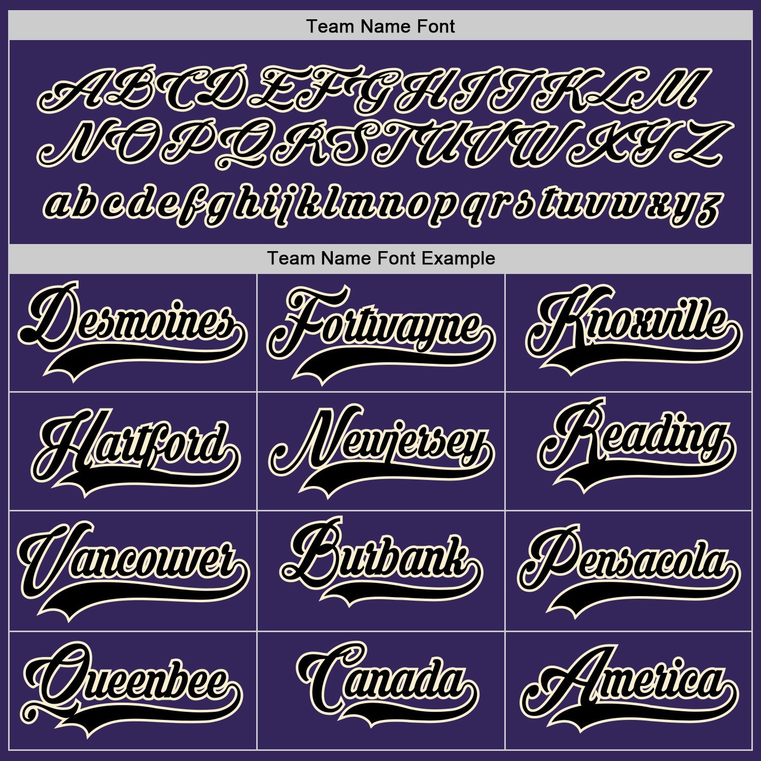 Custom Purple Black-Cream Hockey Jersey view 4