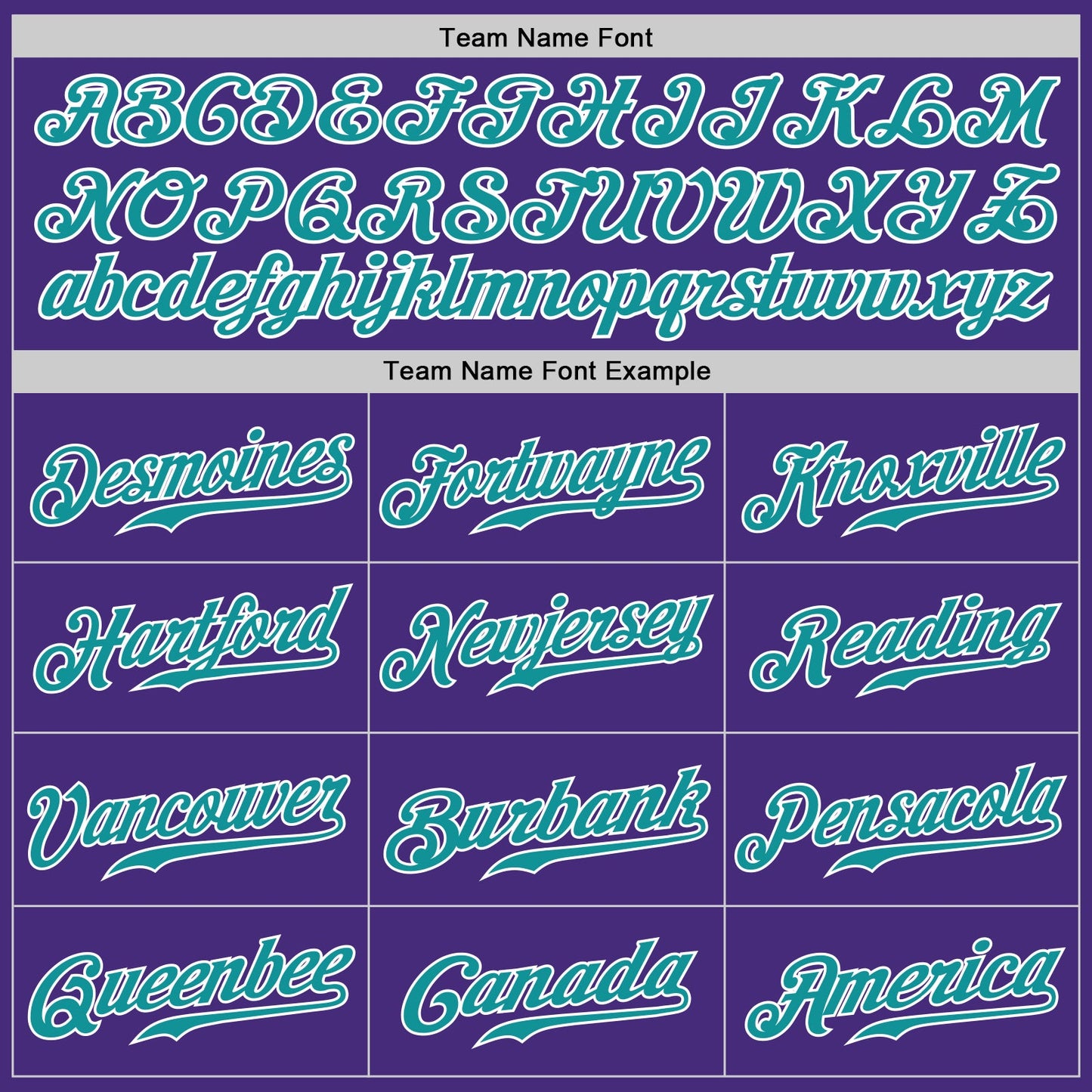 Custom Purple Teal-White Authentic Baseball Jersey view 4