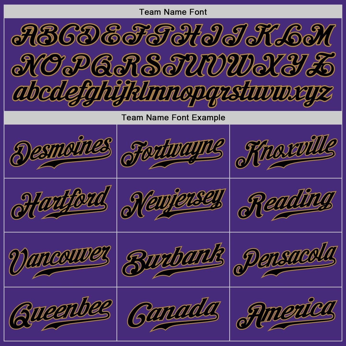 Custom Purple Black-Old Gold Authentic Baseball Jersey view 4
