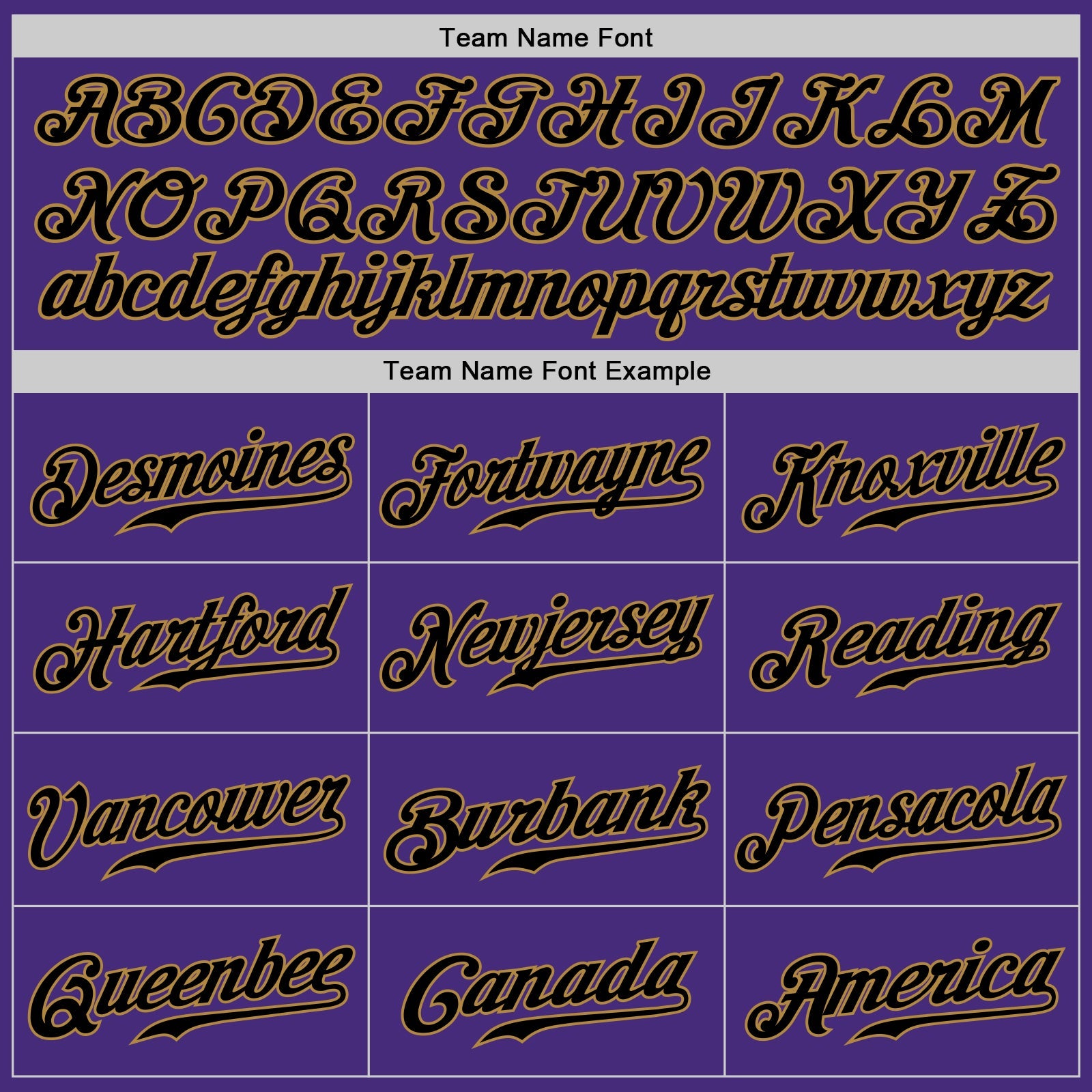 Custom Purple Black-Old Gold Authentic Baseball Jersey view 4