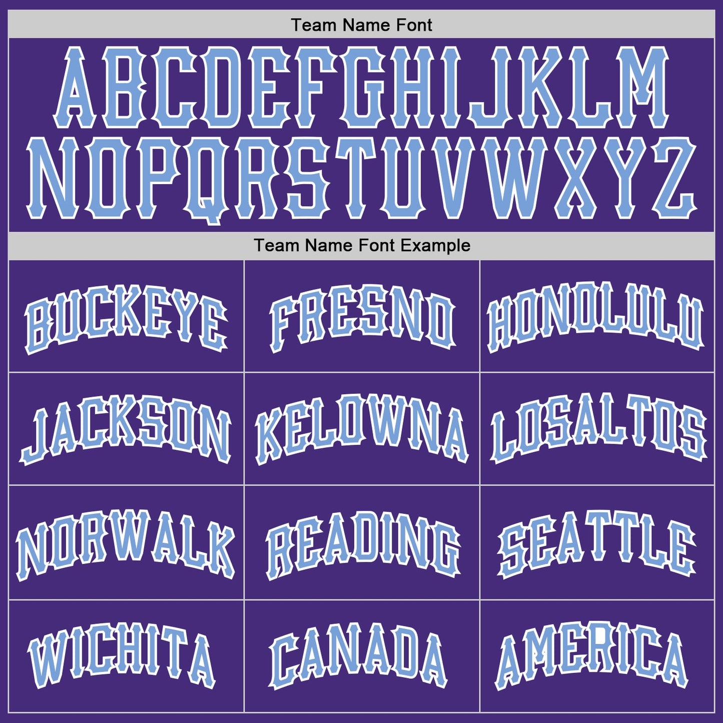 Custom Purple Light Blue-White Authentic Baseball Jersey view 4