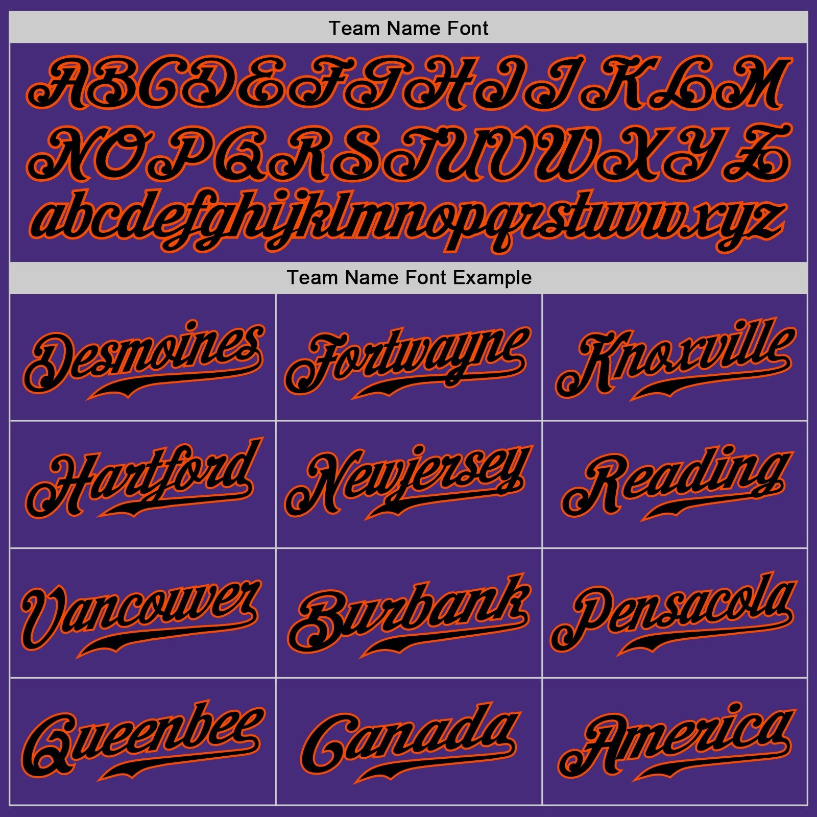 Custom Purple Black-Orange Authentic Baseball Jersey view 4