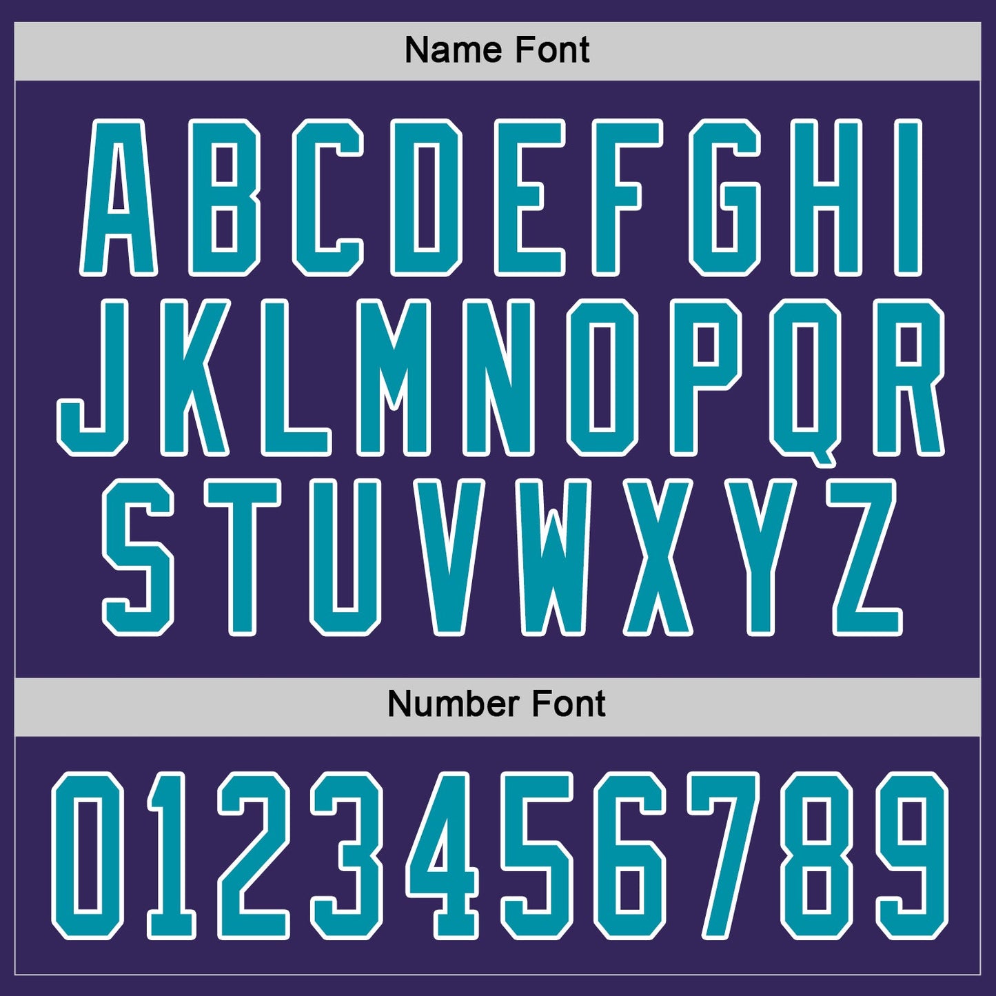 Custom Purple Teal-White Hockey Jersey view 4