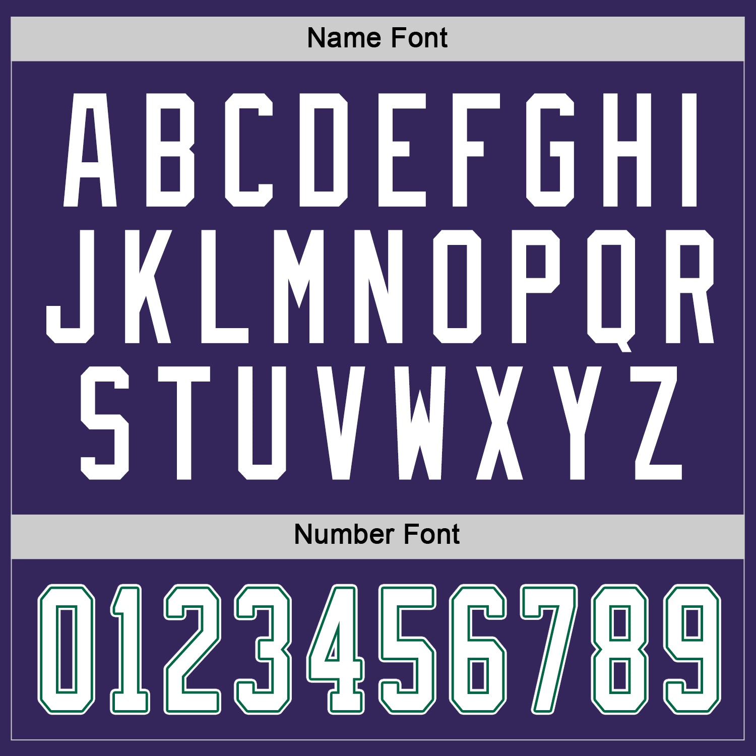 Custom Purple White-Kelly Green Hockey Jersey view 4