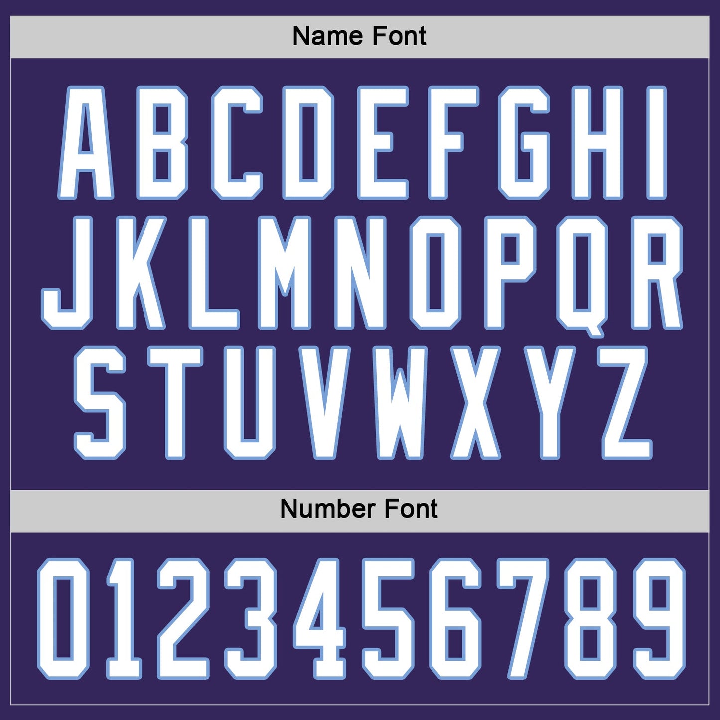 Custom Purple White-Light Blue Hockey Jersey view 4
