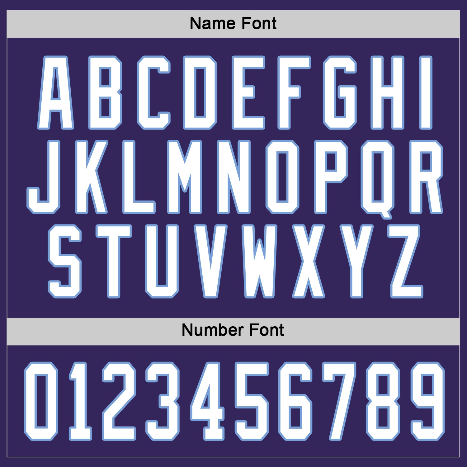 Custom Purple White-Light Blue Hockey Jersey view 4
