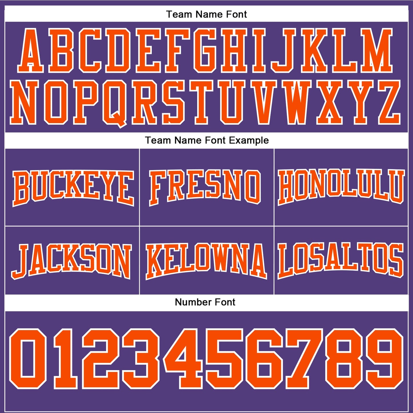 Custom Stitched Purple Orange-White Football Pullover Sweatshirt Hoodie view 3