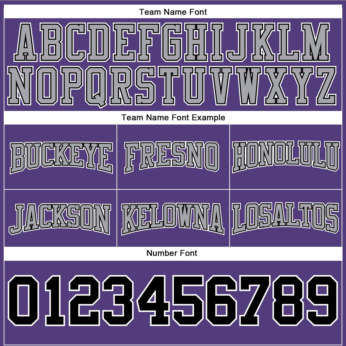 Custom Stitched Purple Black-Gray Football Pullover Sweatshirt Hoodie view 3