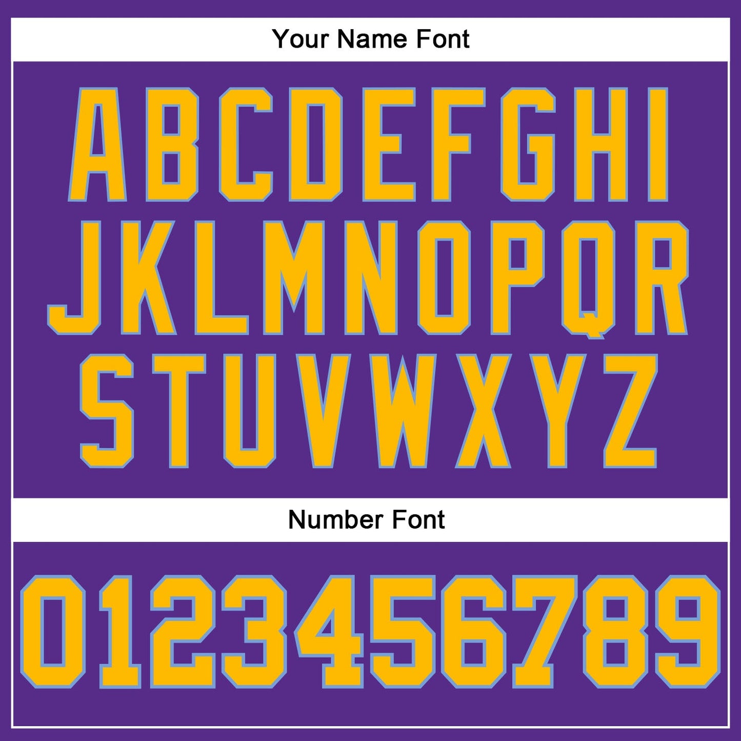 Custom Purple Gold-Light Blue Authentic Throwback Basketball Jersey view 4