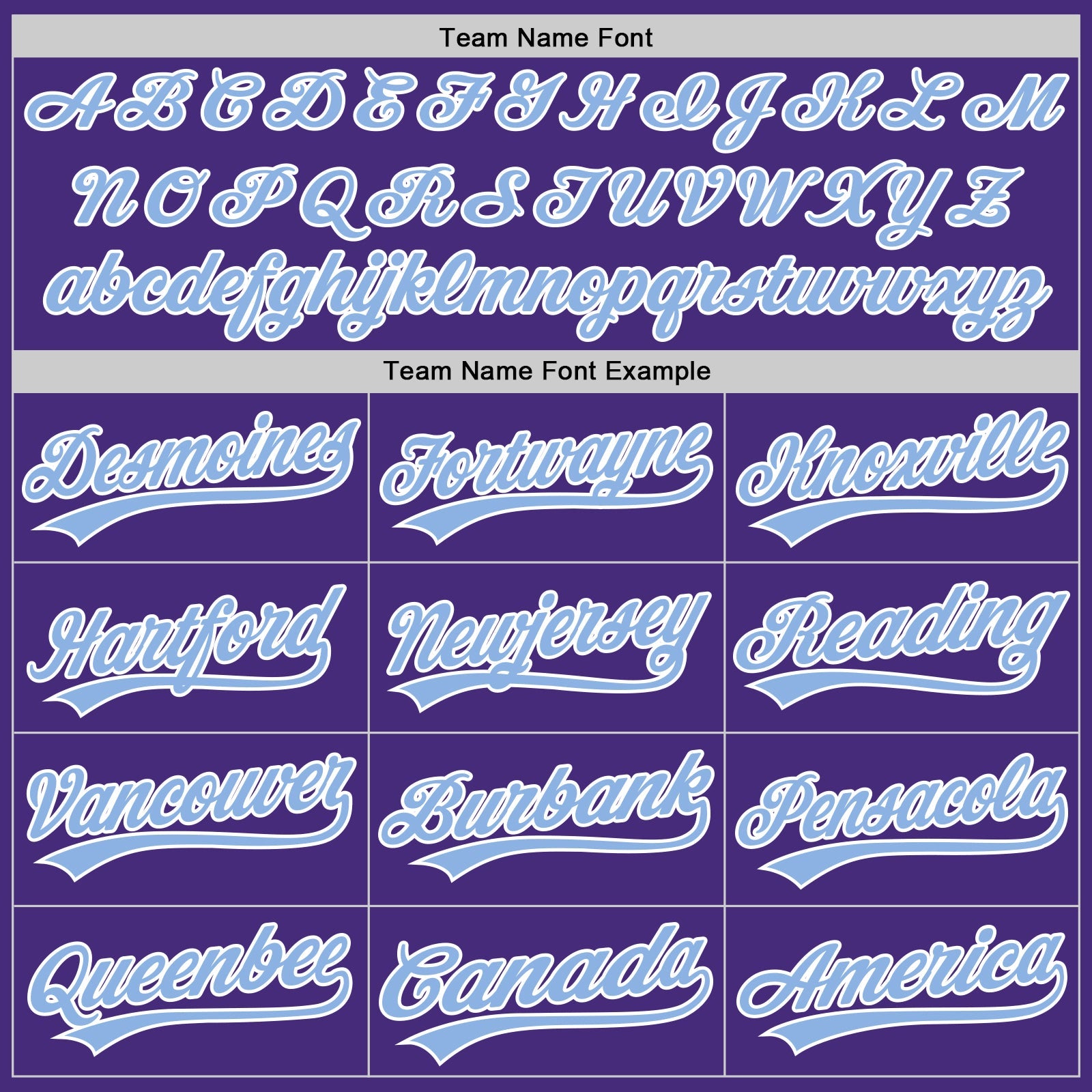Custom Purple Light Blue-White Authentic Baseball Jersey view 4