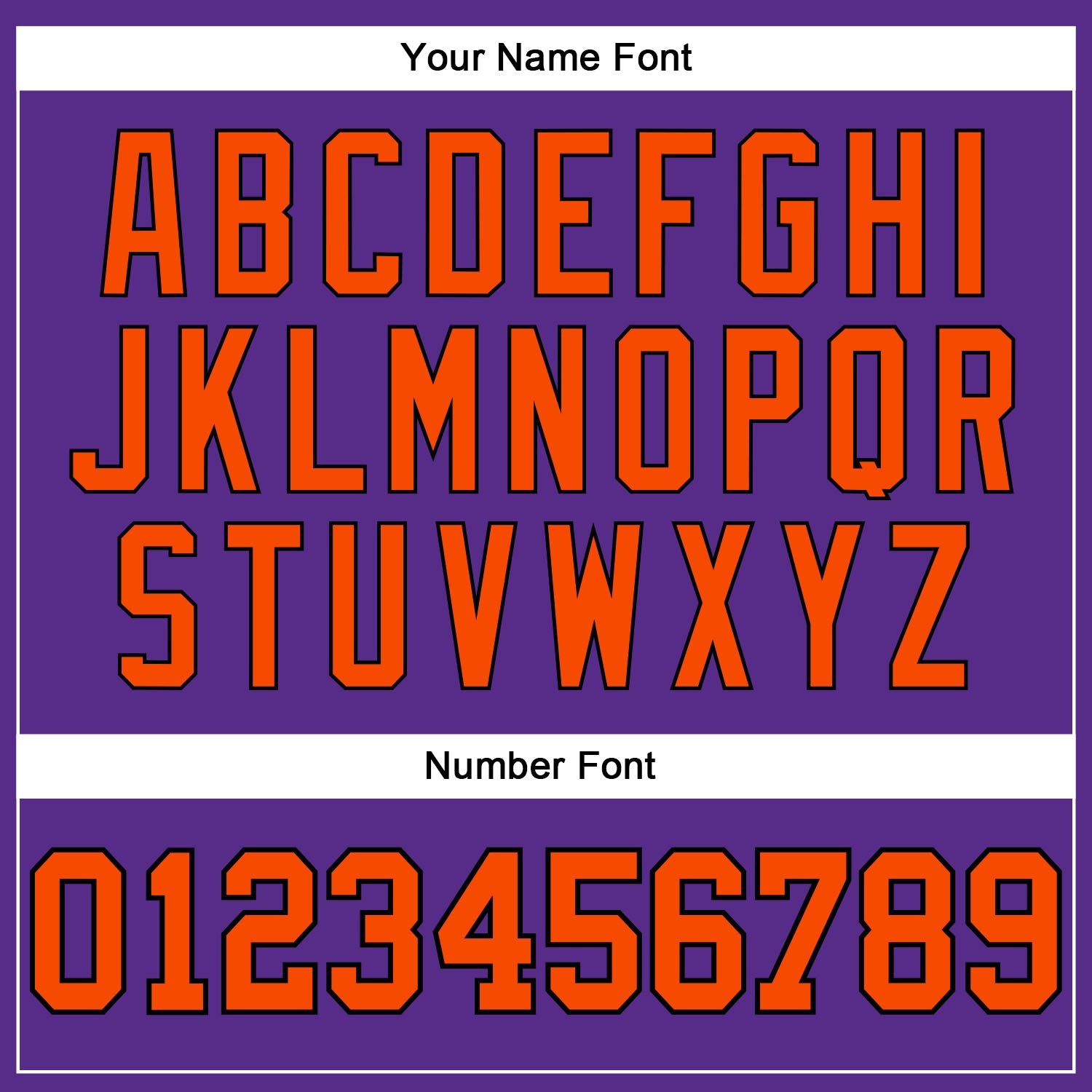 Custom Purple Orange-Black Authentic Throwback Basketball Jersey view 4