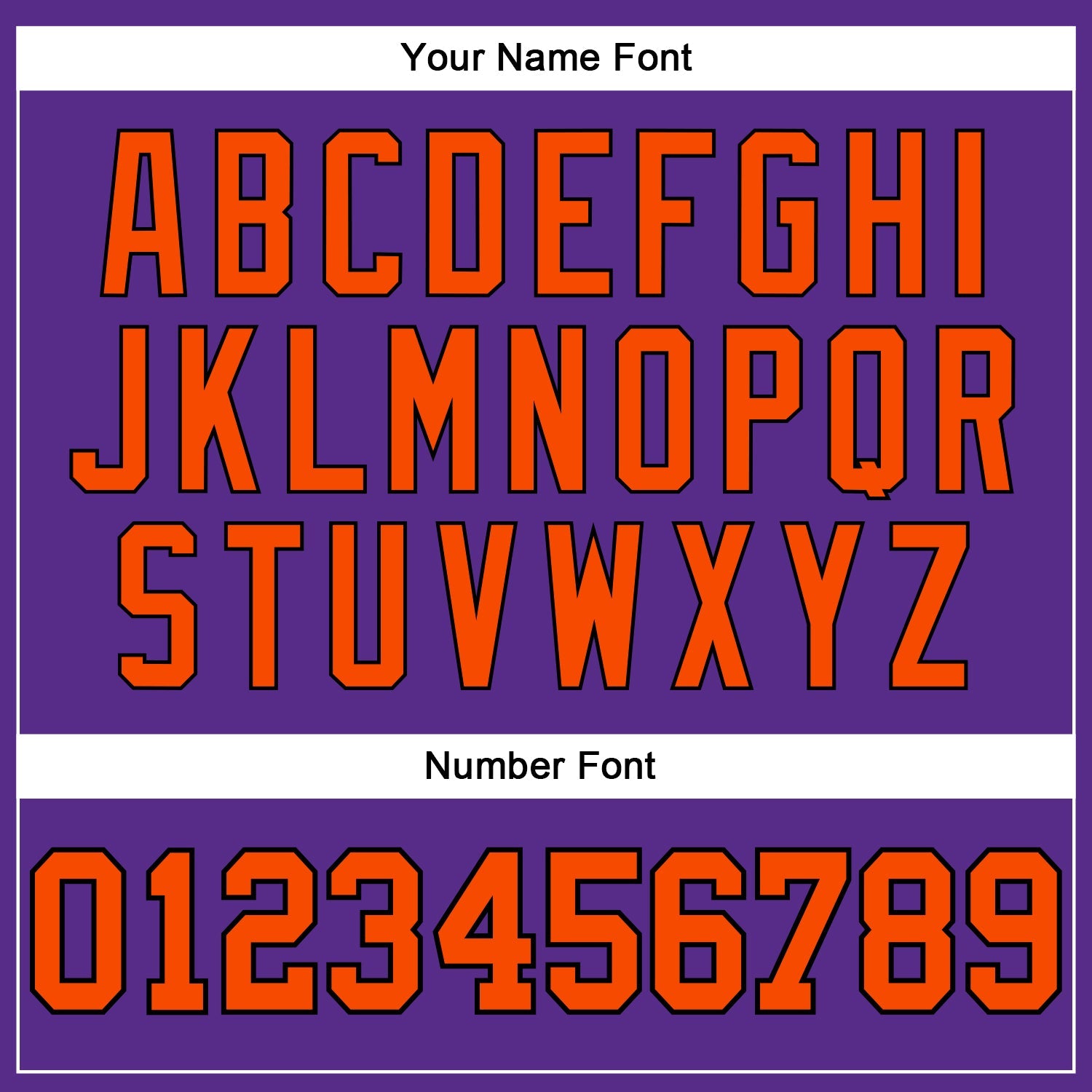 Custom Purple Black Pinstripe Orange Authentic Basketball Jersey view 4