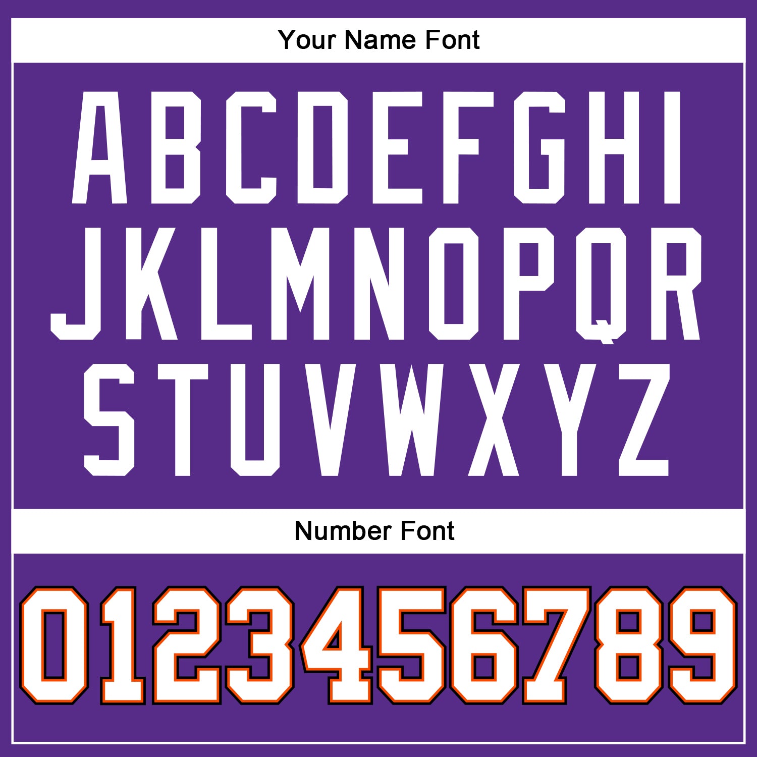 Custom Purple White Orange-Black Authentic Throwback Basketball Jersey view 4