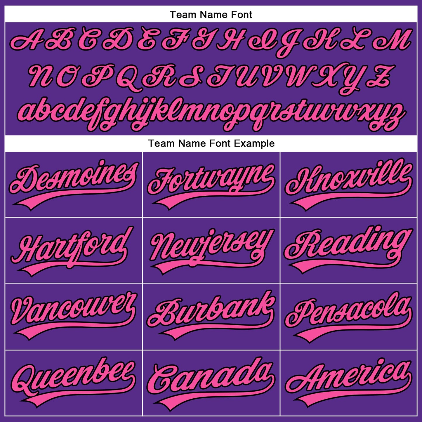 Custom Purple Black Pinstripe Pink Authentic Baseball Jersey view 4