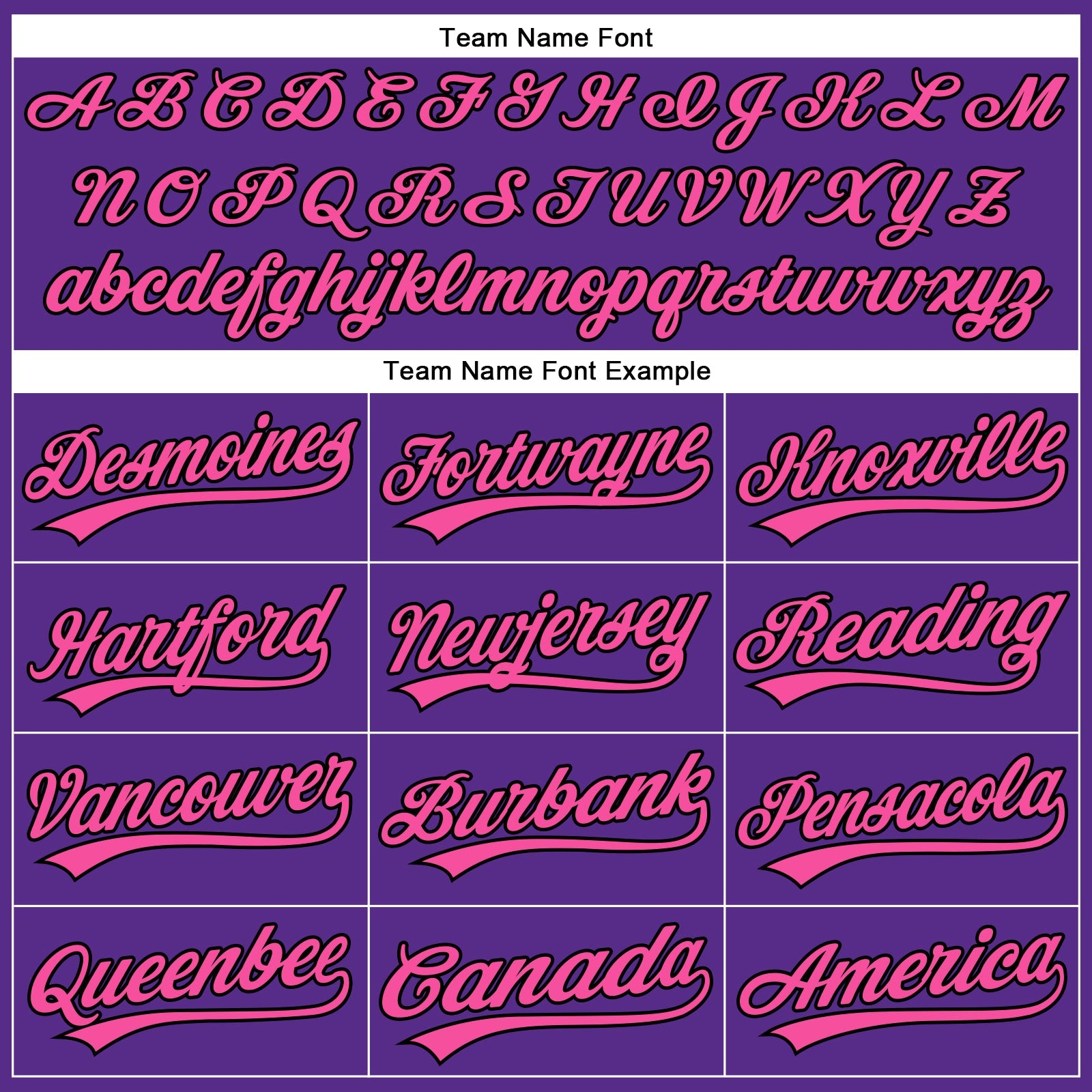 Custom Purple Black Pinstripe Pink Authentic Baseball Jersey view 4
