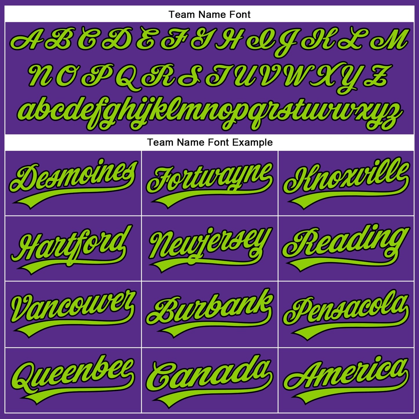 Custom Purple Black Pinstripe Neon Green Authentic Baseball Jersey view 4