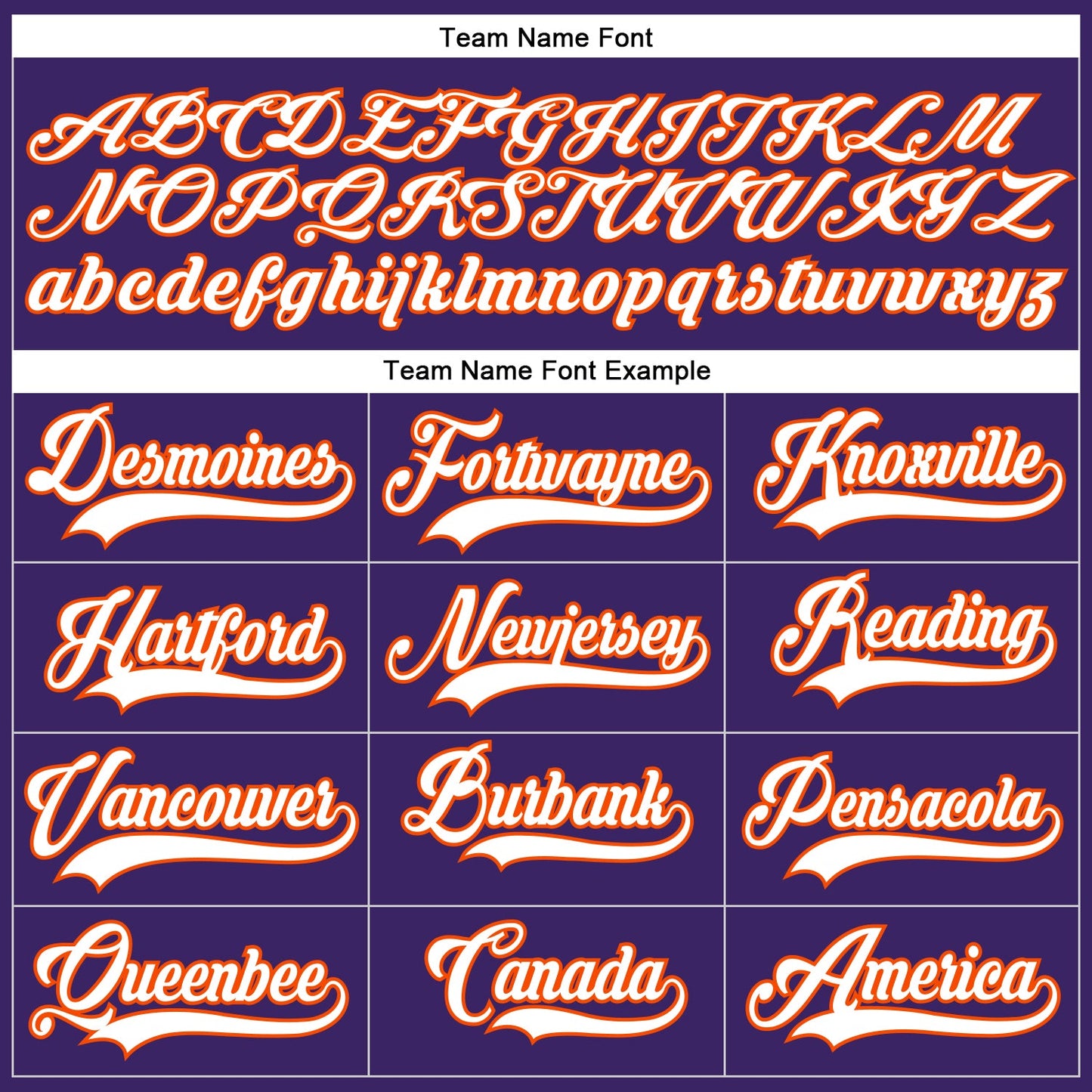Custom Purple White-Orange Hockey Lace Neck Jersey view 4
