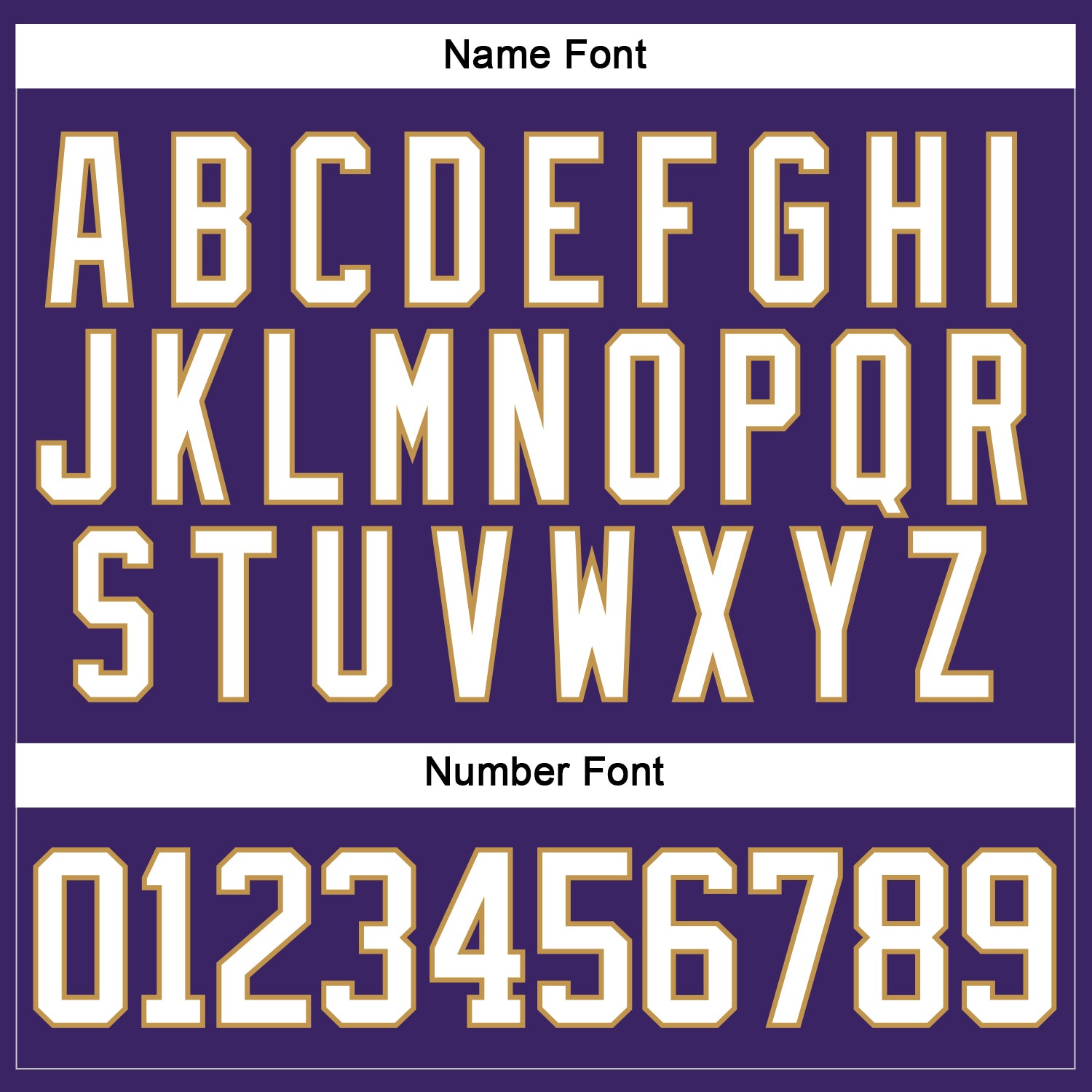 Custom Purple White-Old Gold Hockey Lace Neck Jersey view 5