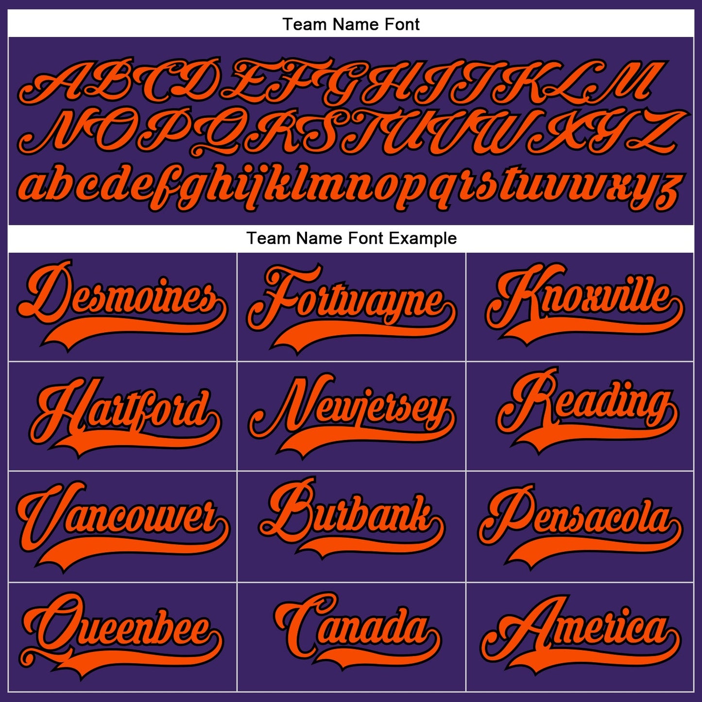Custom Purple Orange-Black Hockey Lace Neck Jersey view 4
