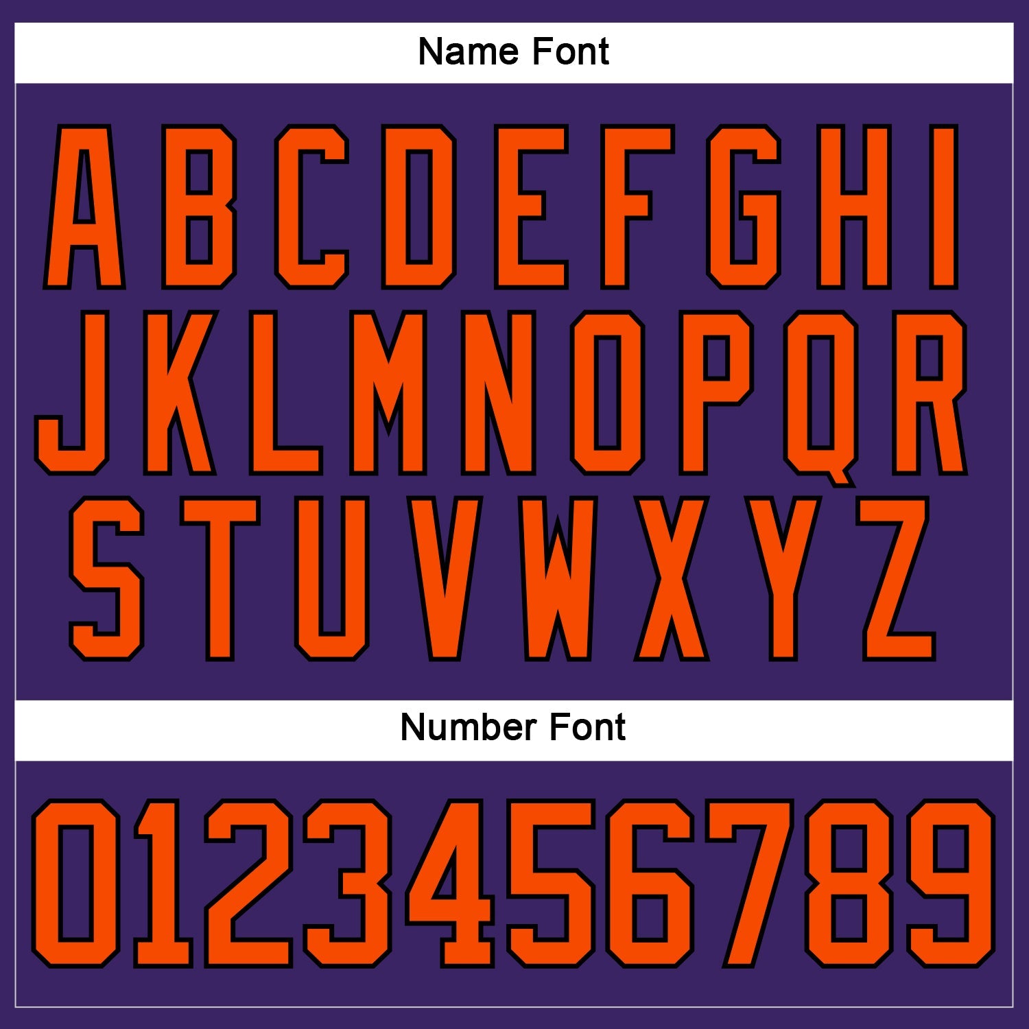 Custom Purple Orange-Black Hockey Lace Neck Jersey view 5