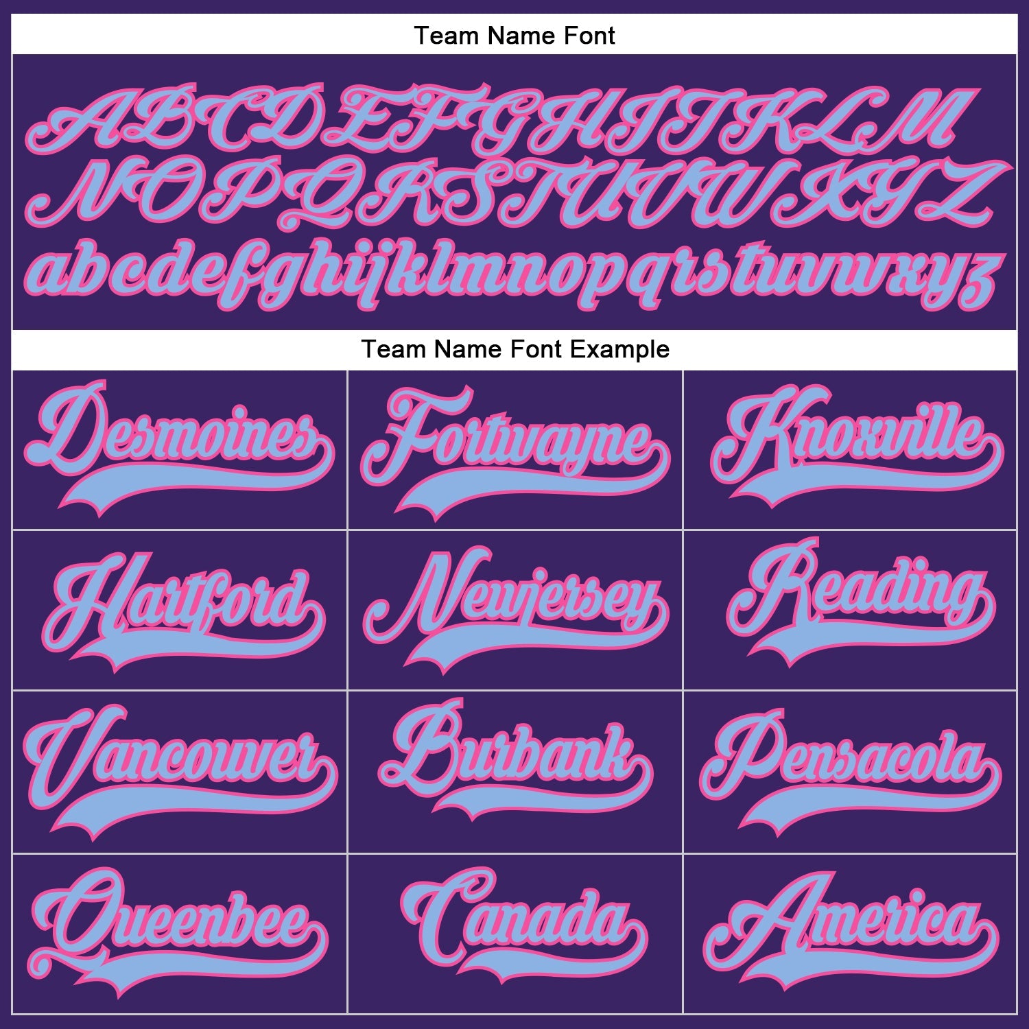 Custom Purple Light Blue-Pink Hockey Lace Neck Jersey view 4