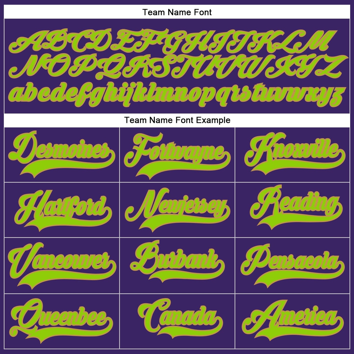 Custom Purple Neon Green-Old Gold Hockey Lace Neck Jersey view 4