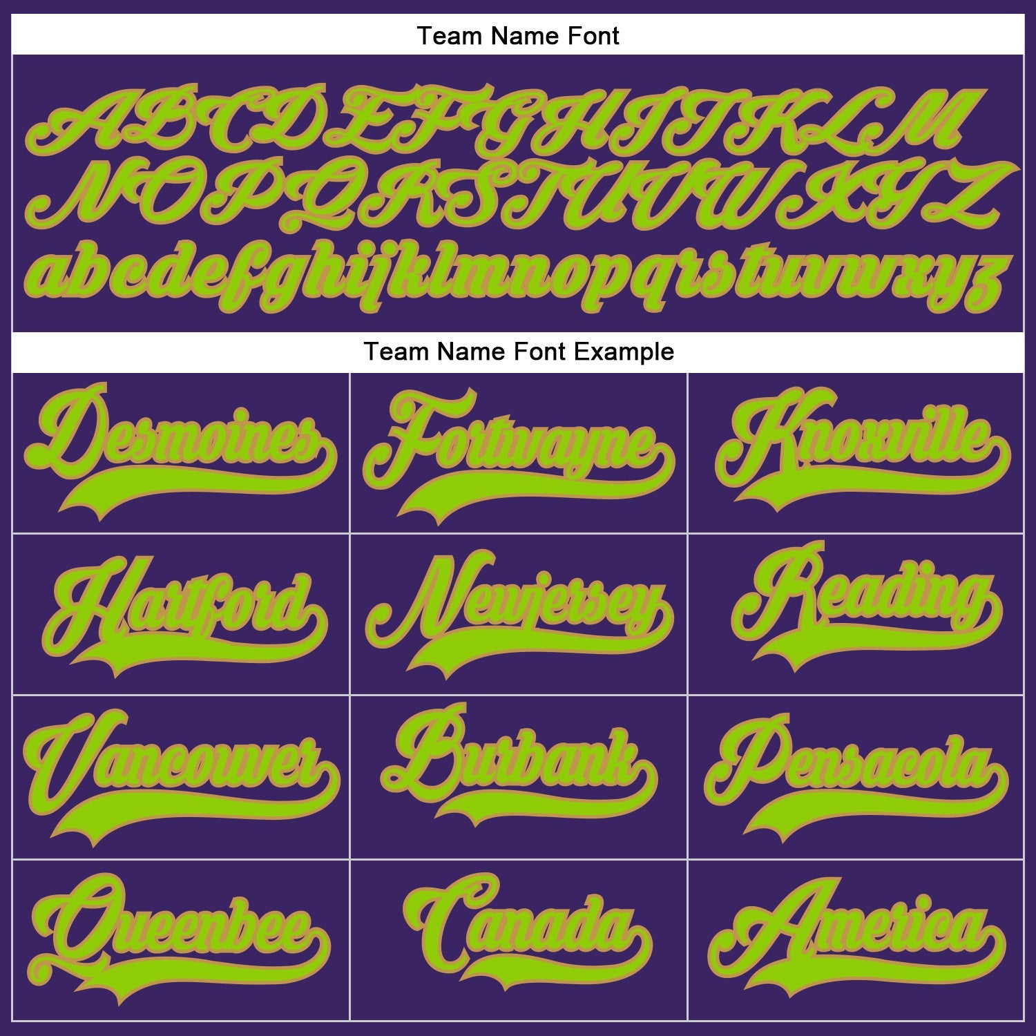 Custom Purple Neon Green-Old Gold Hockey Lace Neck Jersey view 4
