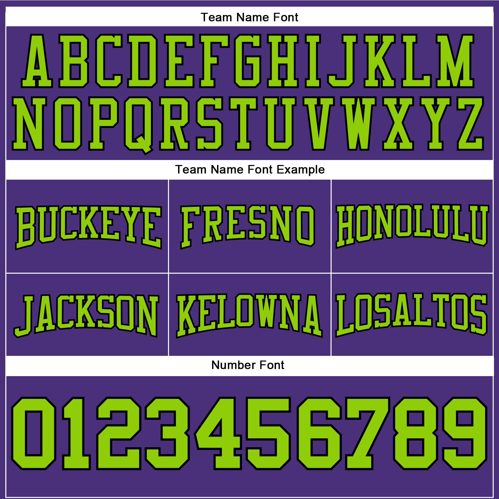 Custom Stitched Purple Neon Green-Black Football Pullover Sweatshirt Hoodie view 3