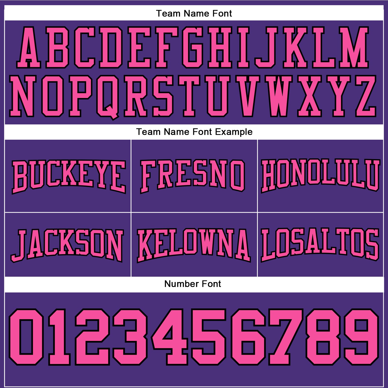 Custom Stitched Purple Pink-Black Football Pullover Sweatshirt Hoodie view 3