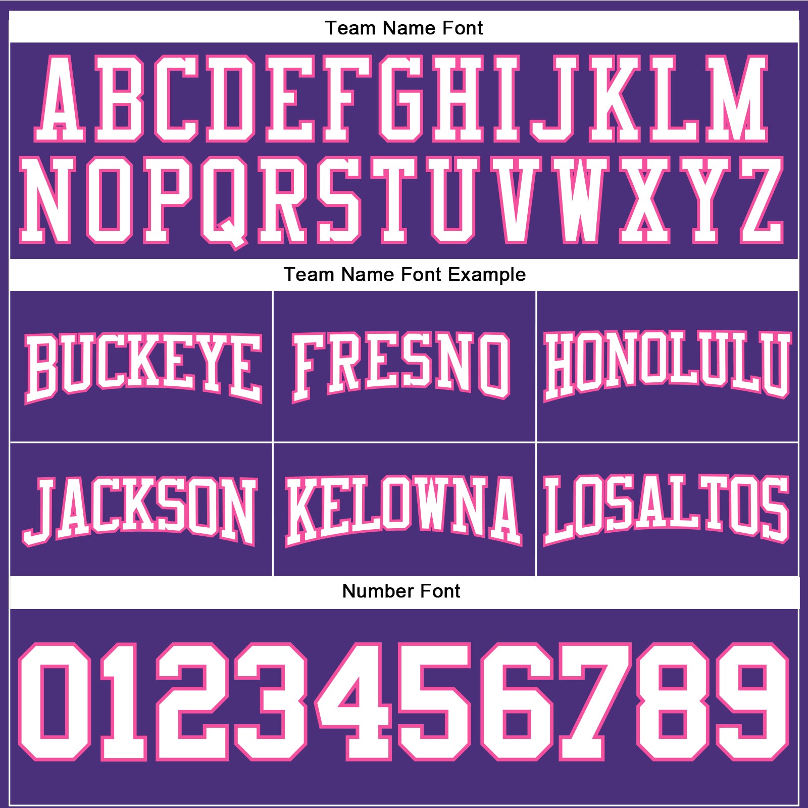 Custom Stitched Purple White-Pink Football Pullover Sweatshirt Hoodie view 3