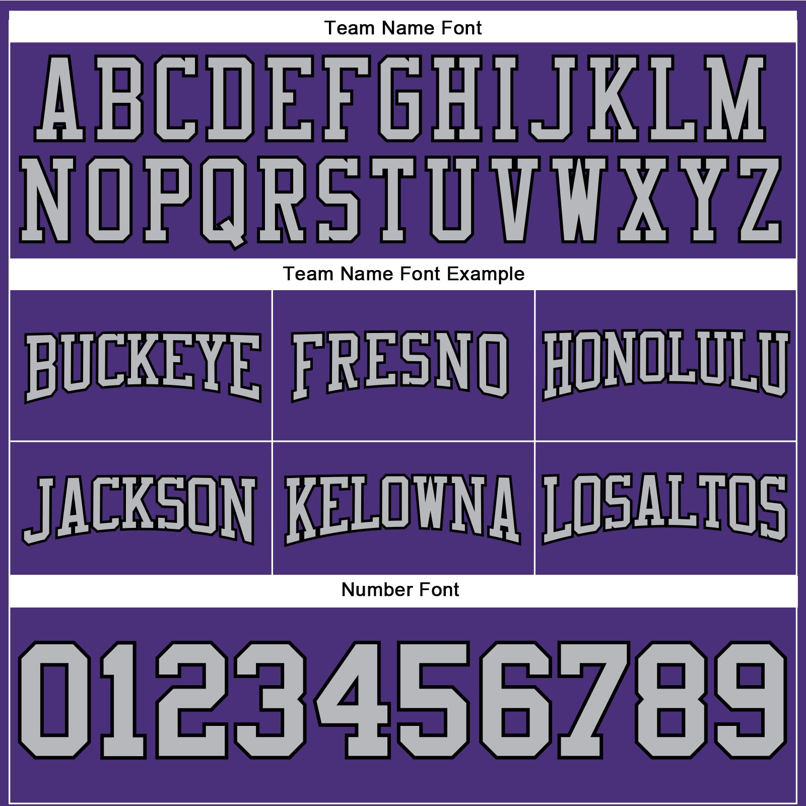 Custom Stitched Purple Gray-Black Football Pullover Sweatshirt Hoodie view 3