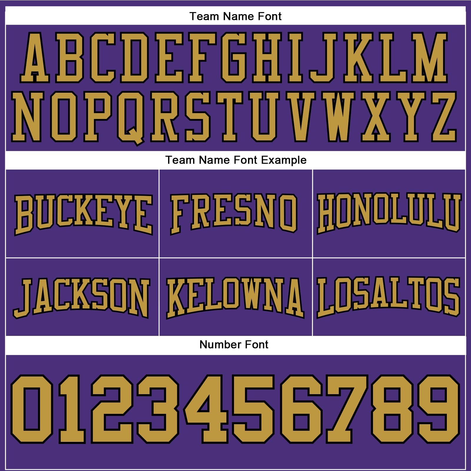 Custom Stitched Purple Old Gold-Black Football Pullover Sweatshirt Hoodie view 3