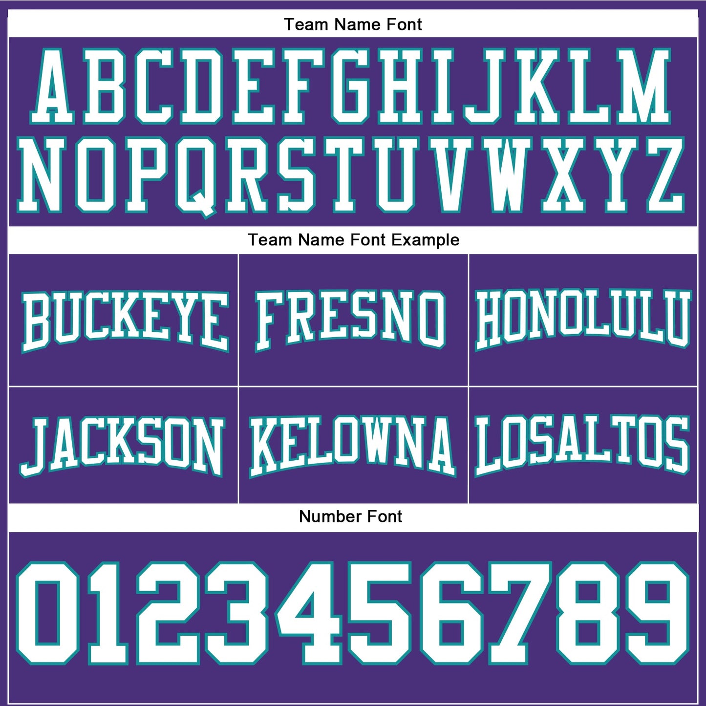 Custom Stitched Purple White-Teal Football Pullover Sweatshirt Hoodie view 3