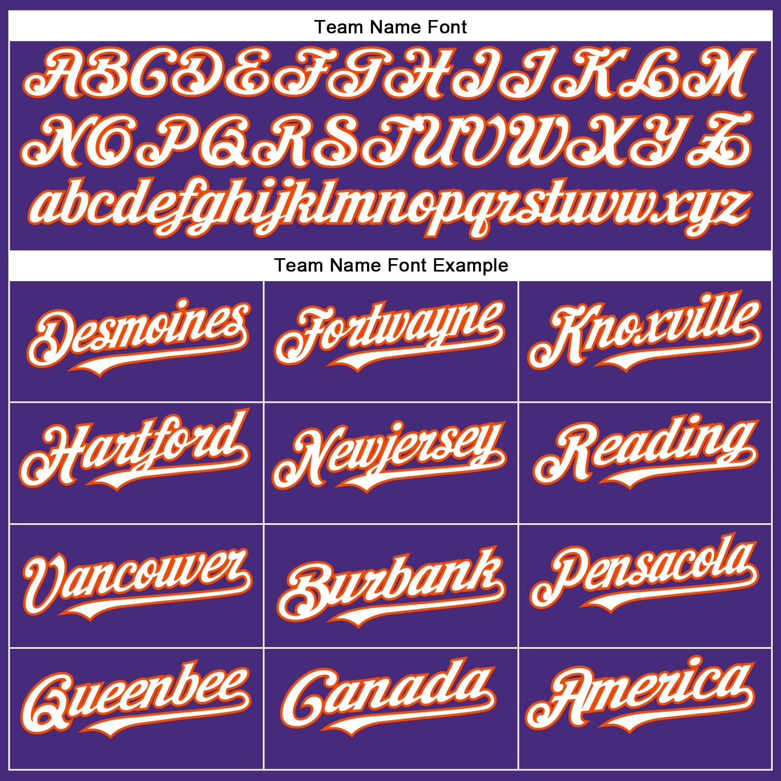 Custom Purple White-Orange Authentic Baseball Jersey view 4