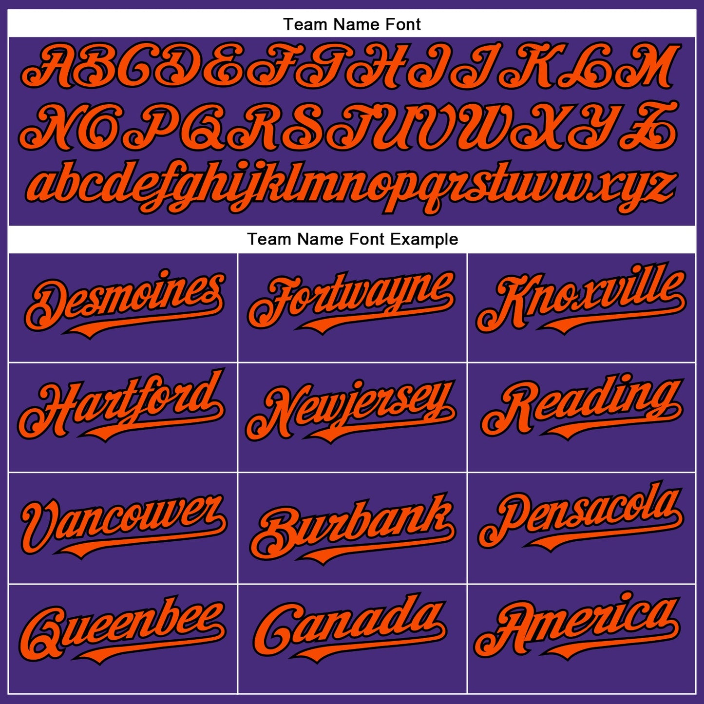 Custom Purple Black-Orange Authentic Baseball Jersey view 4