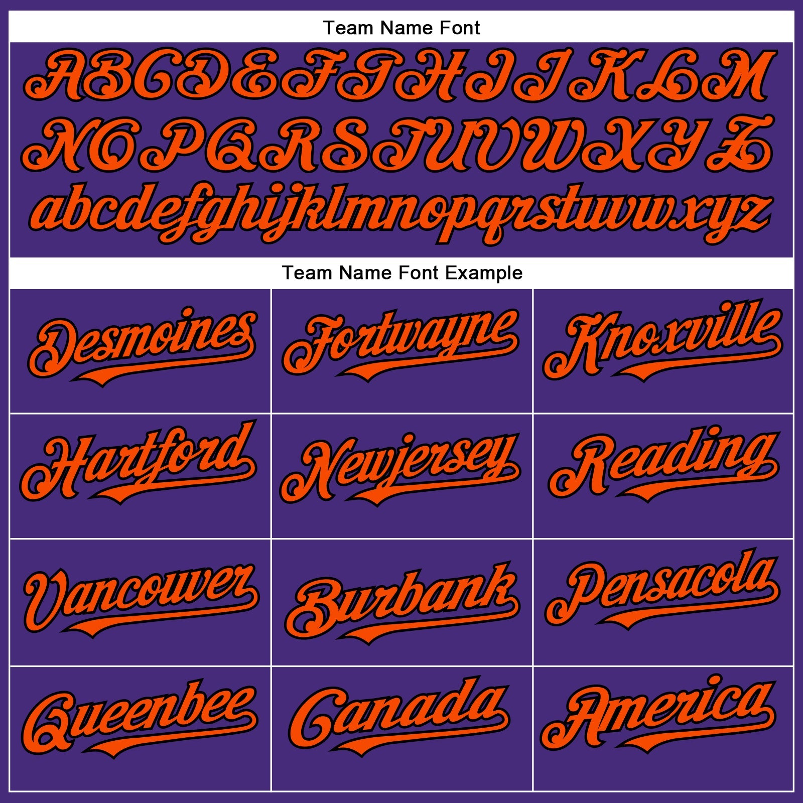 Custom Purple Black-Orange Authentic Baseball Jersey view 4