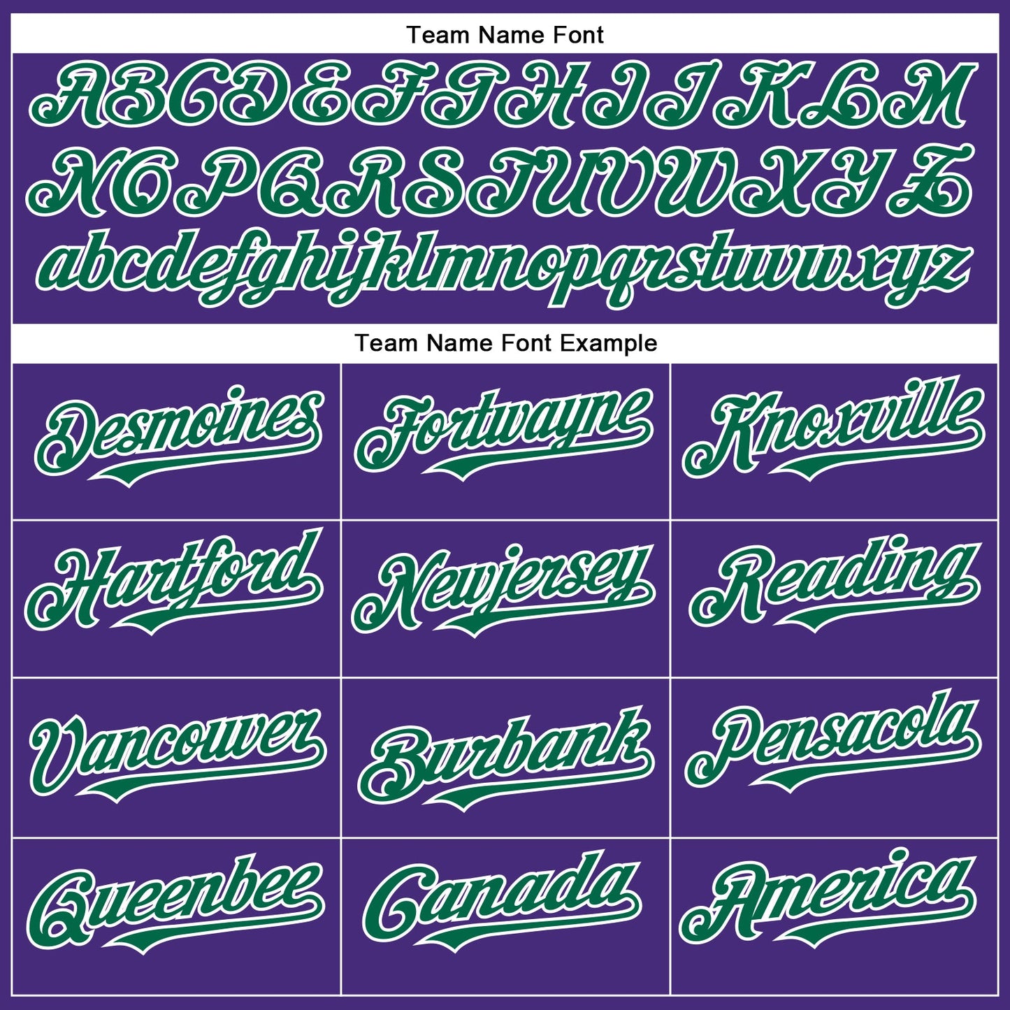 Custom Purple Kelly Green-White Authentic Baseball Jersey view 4